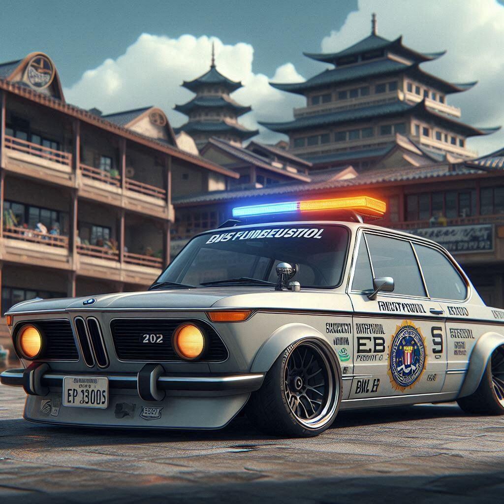 BMW 2002 FBIパトカーのドリ車