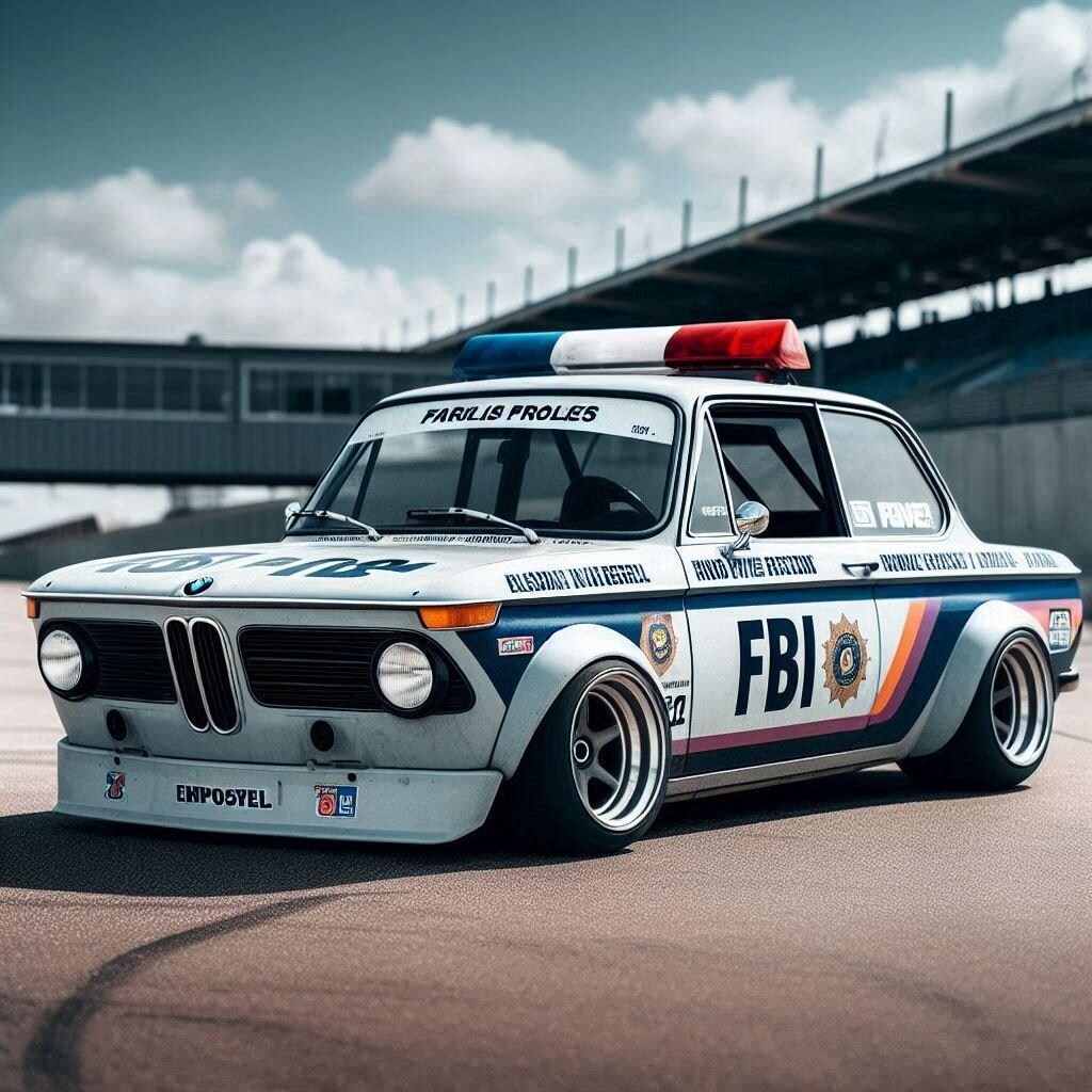 BMW 2002 FBIパトカーのドリ車