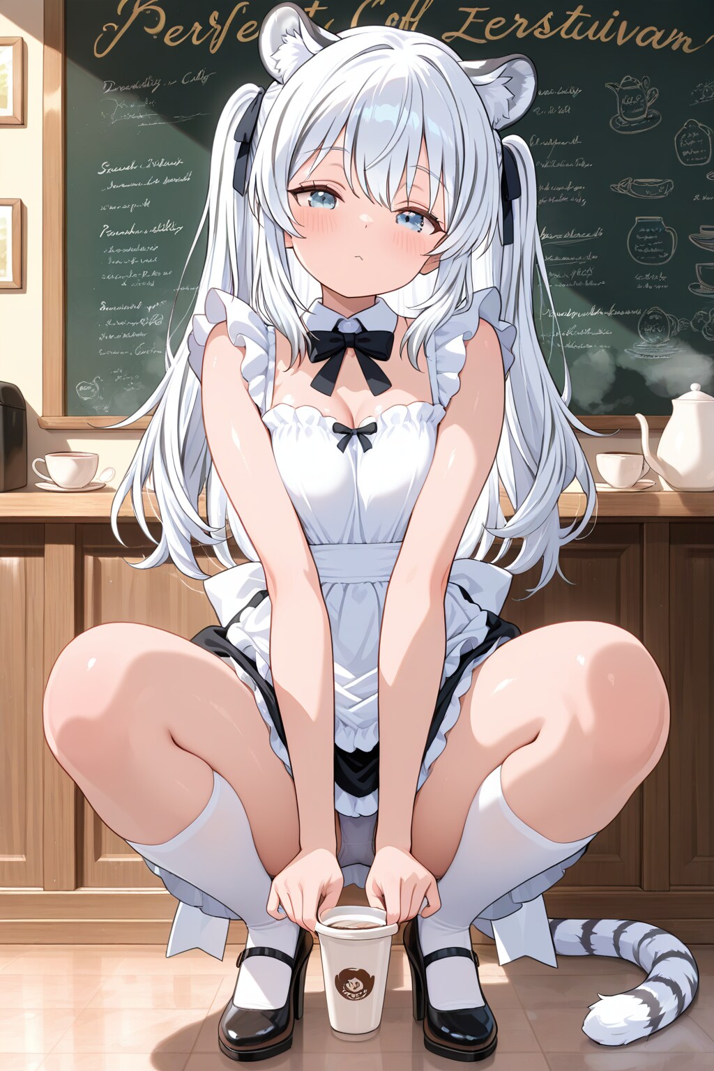 an R-15 maid cafe almost going to the R-18