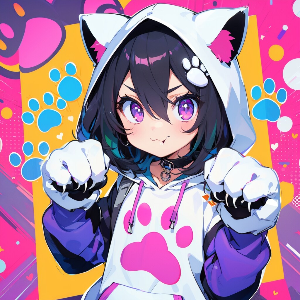 ニクキュ～ズ🐾でポップアート。