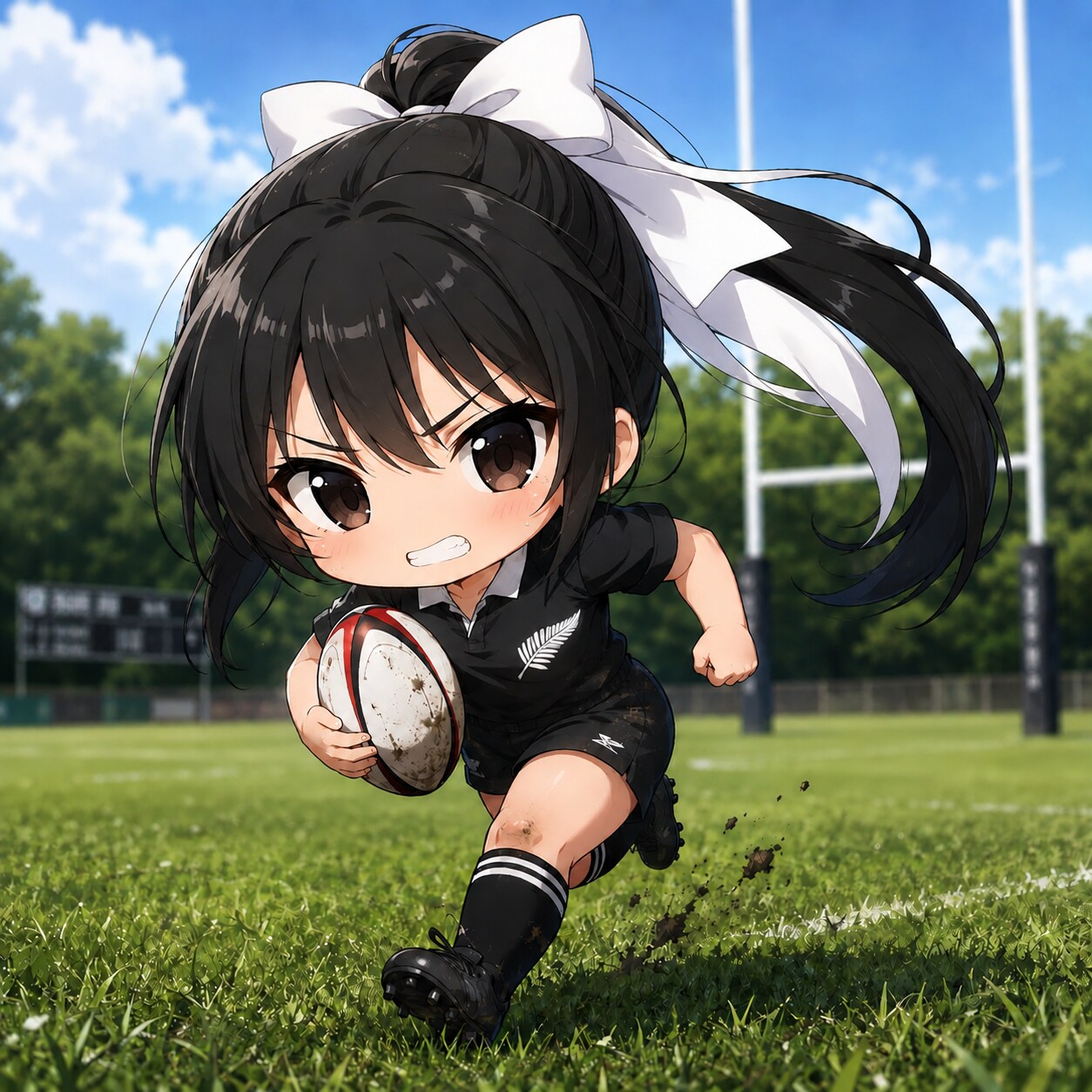 ニュージーランド代表 ALL BLACKS | の人気AIイラスト・グラビア