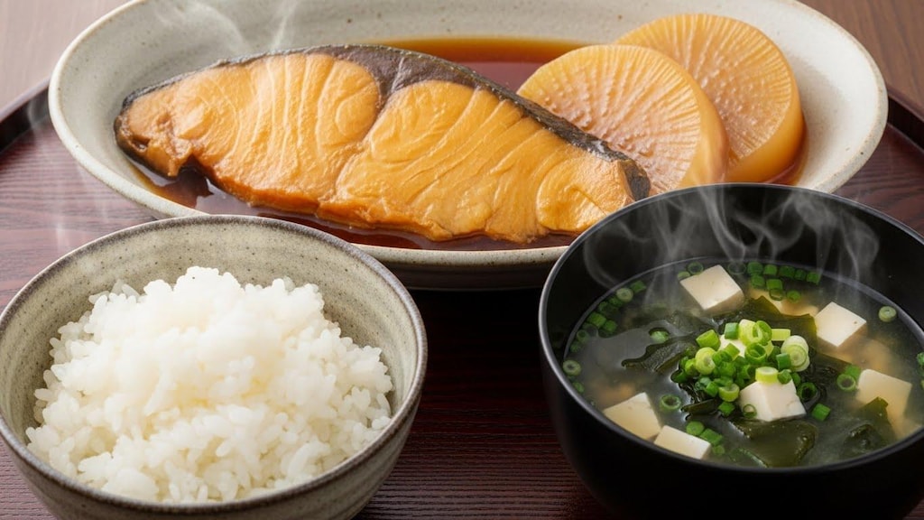 摩訶不思議食堂の鰤大根定食