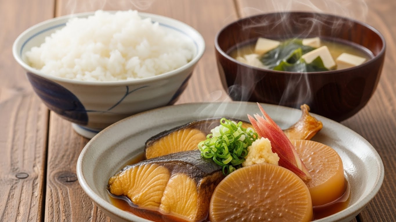 摩訶不思議食堂の鰤大根定食 | の人気AIイラスト・グラビア
