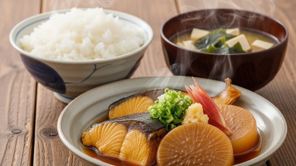 摩訶不思議食堂の鰤大根定食