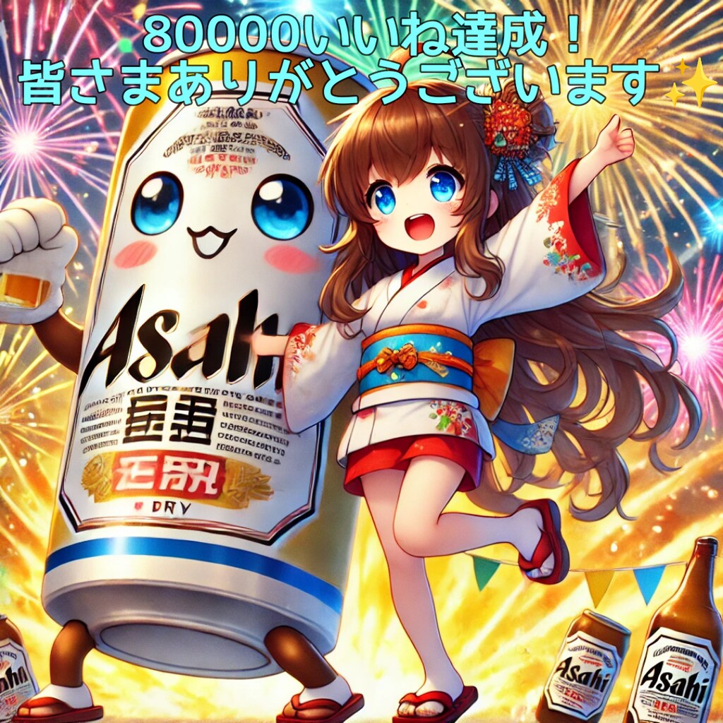 80,000いいね達成！皆さまありがとうございます✨️