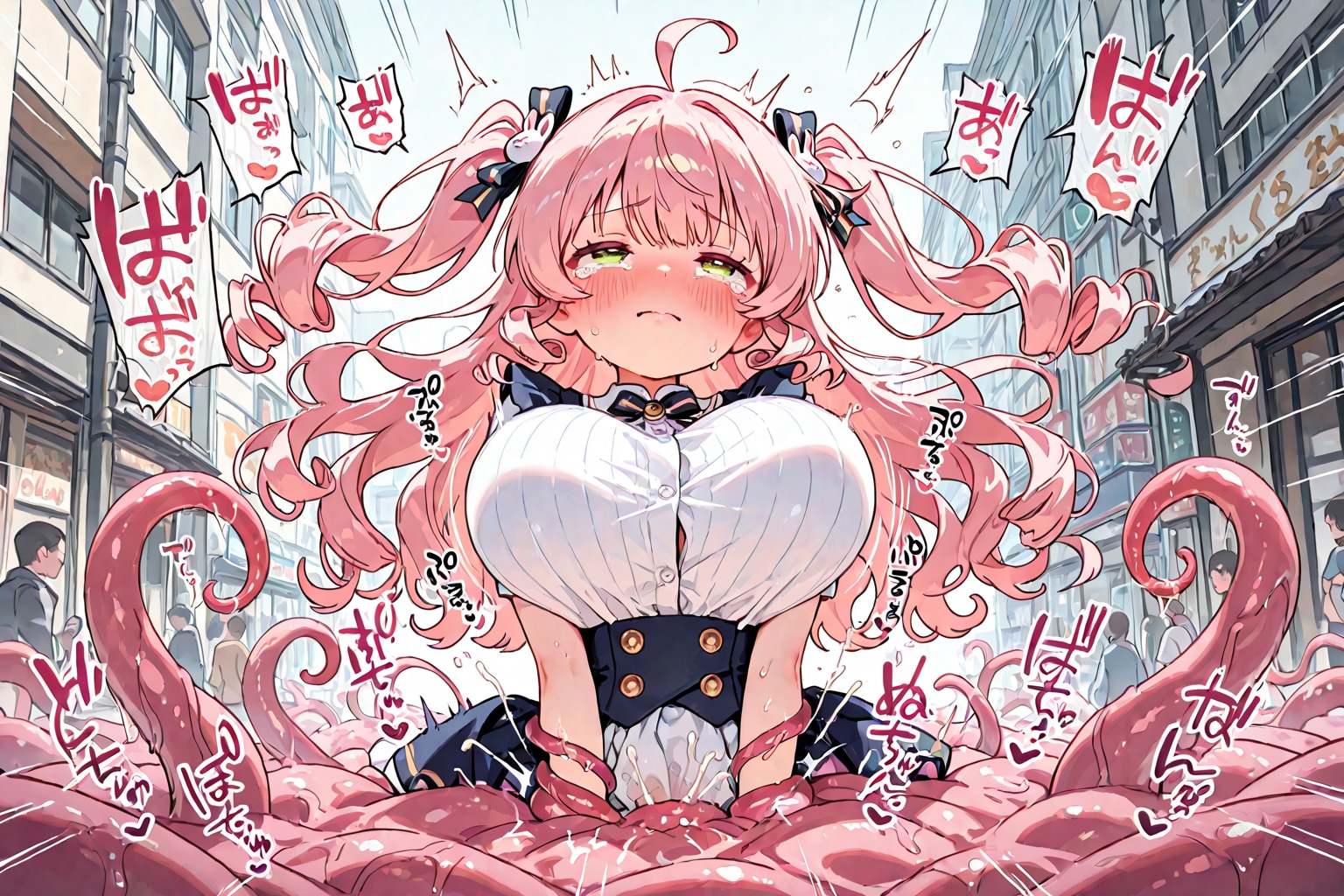 ロリ巨乳と触手