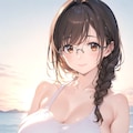 他己紹介希望・眼鏡三つ編み姉妹弟長女りえさん 5枚目