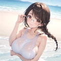 他己紹介希望・眼鏡三つ編み姉妹弟長女りえさん 4枚目