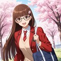 通学する女の子　その３ 2枚目