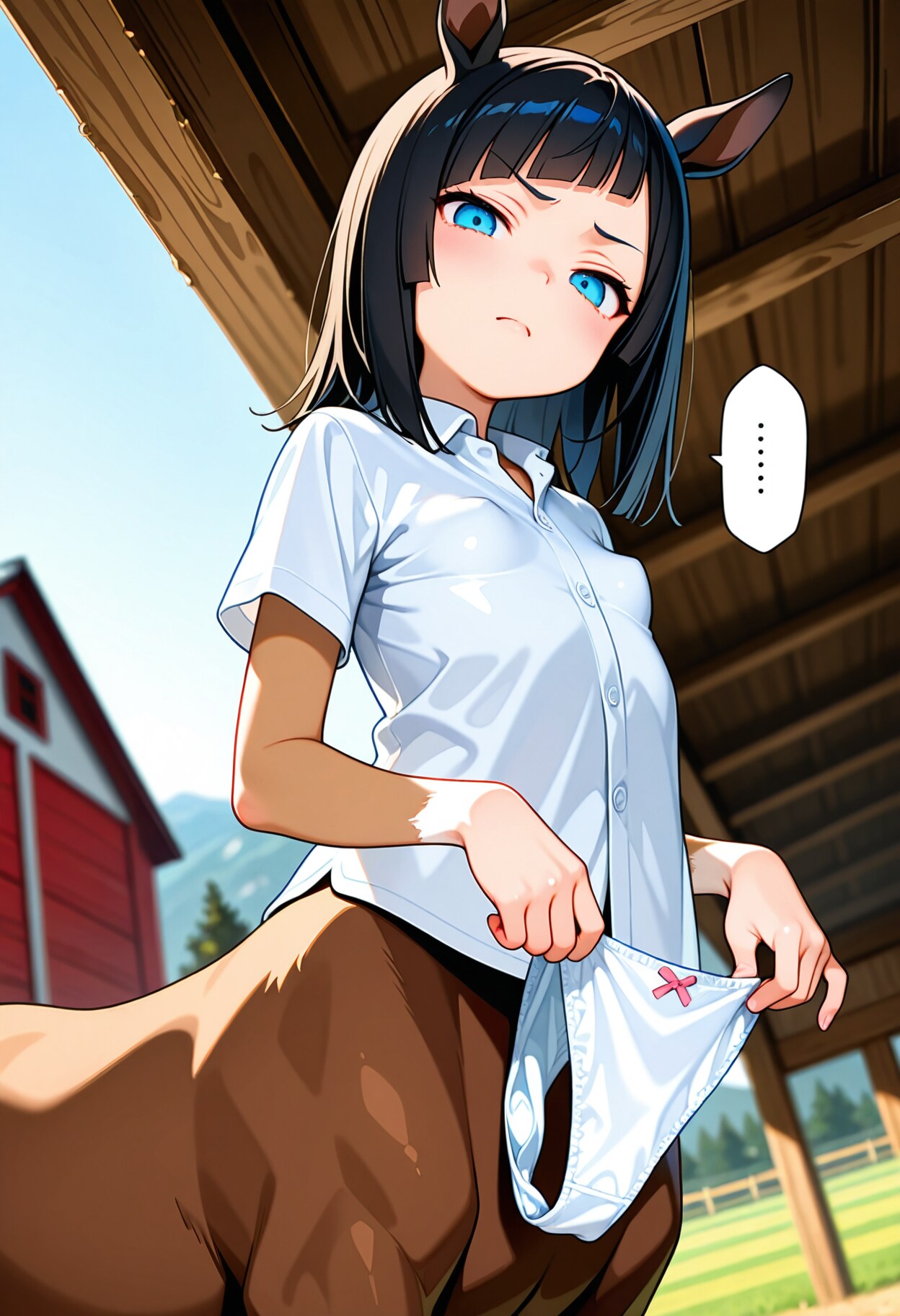無修正ノーパンケンタウロスちゃん