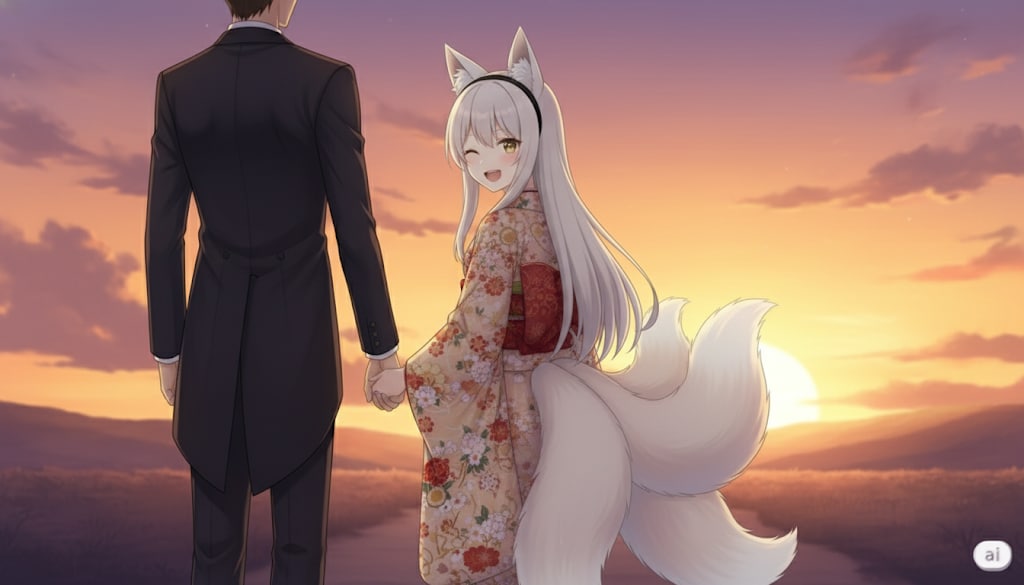 【九尾の久遠】君といつまでも | の人気AIイラスト・グラビア