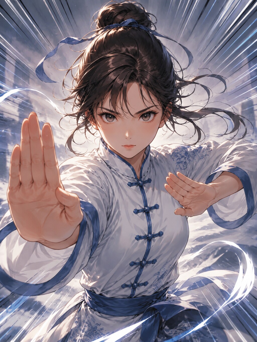 太極拳の女性
