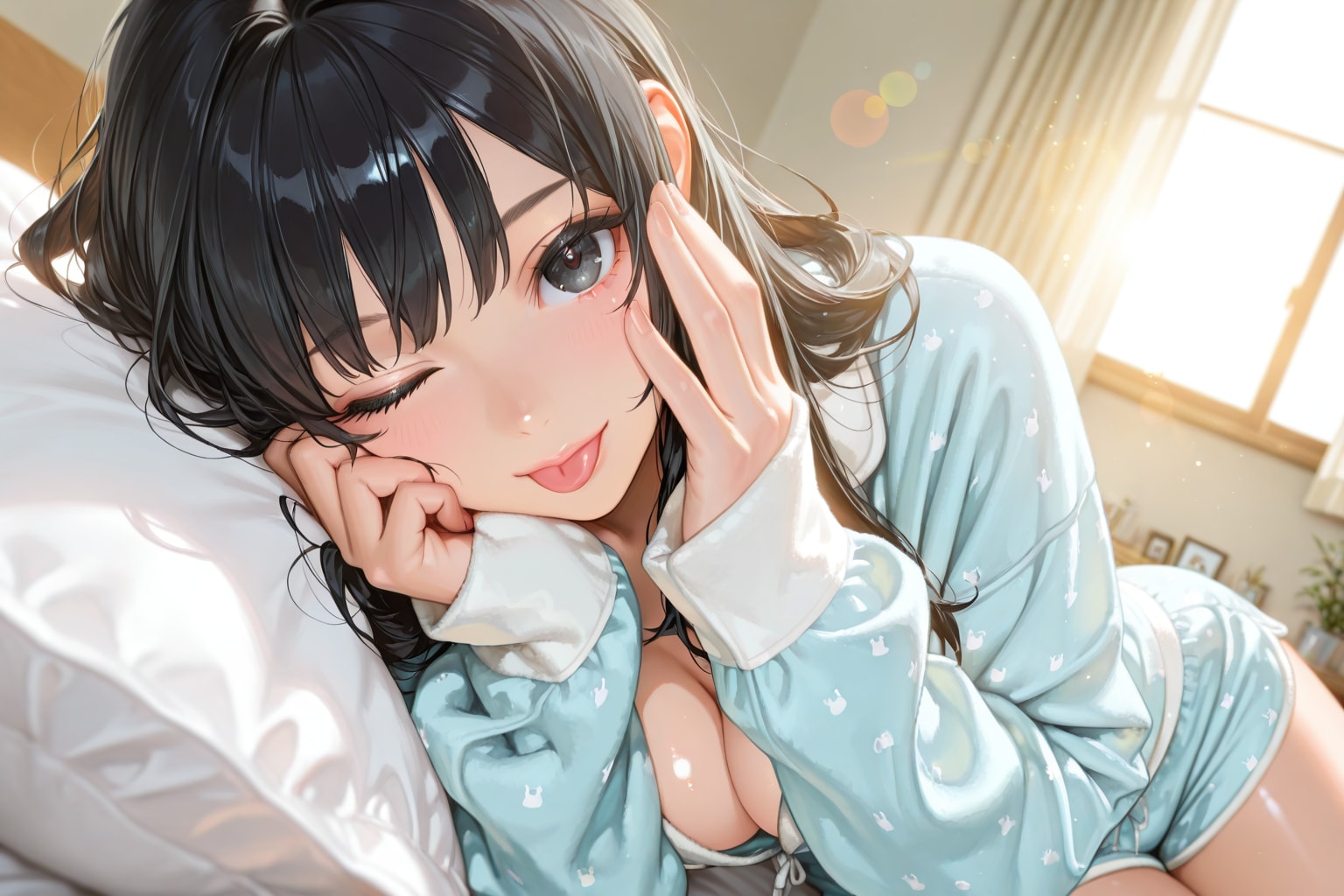 「ふふ、おはよう♡」