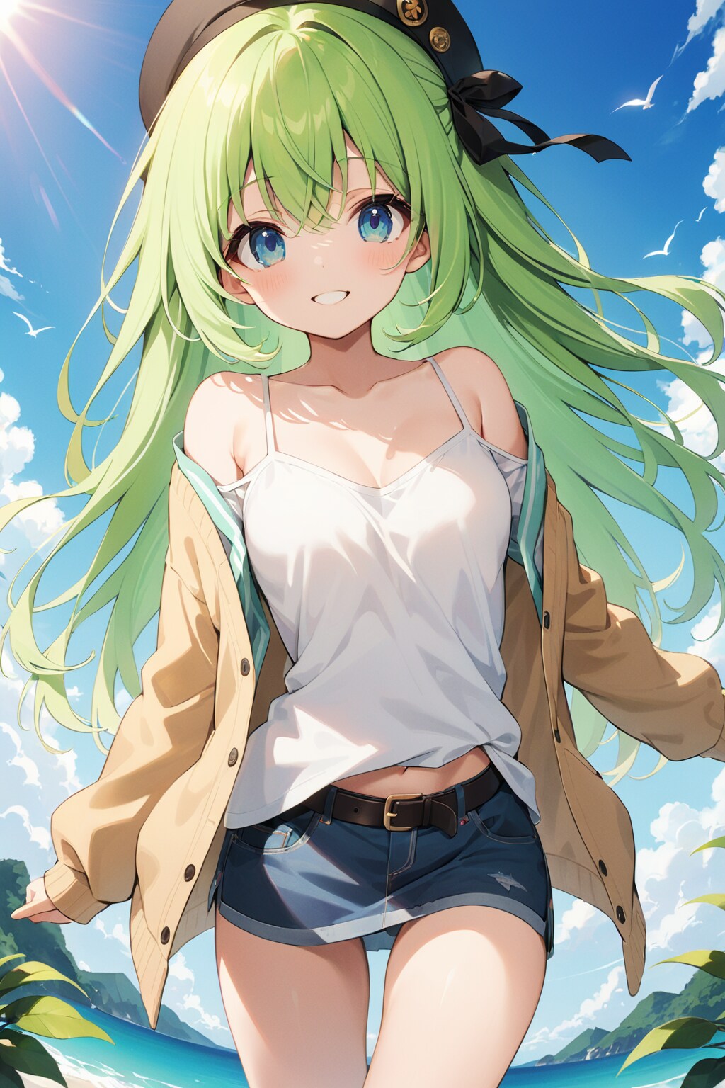 緑髪ベレー帽美少女といえば‼︎