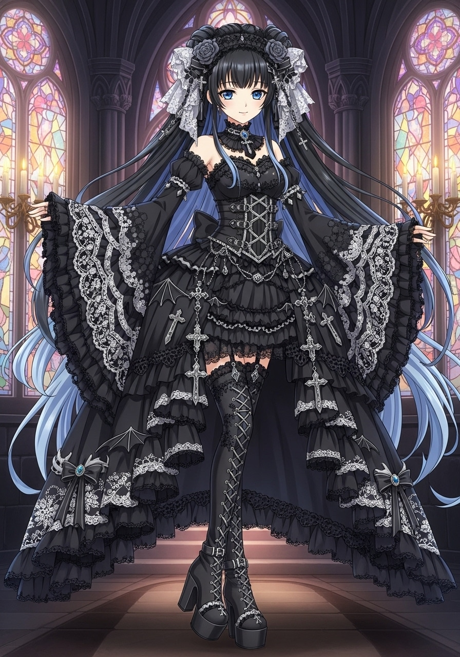 ゴシックガール | の人気AIイラスト・グラビア