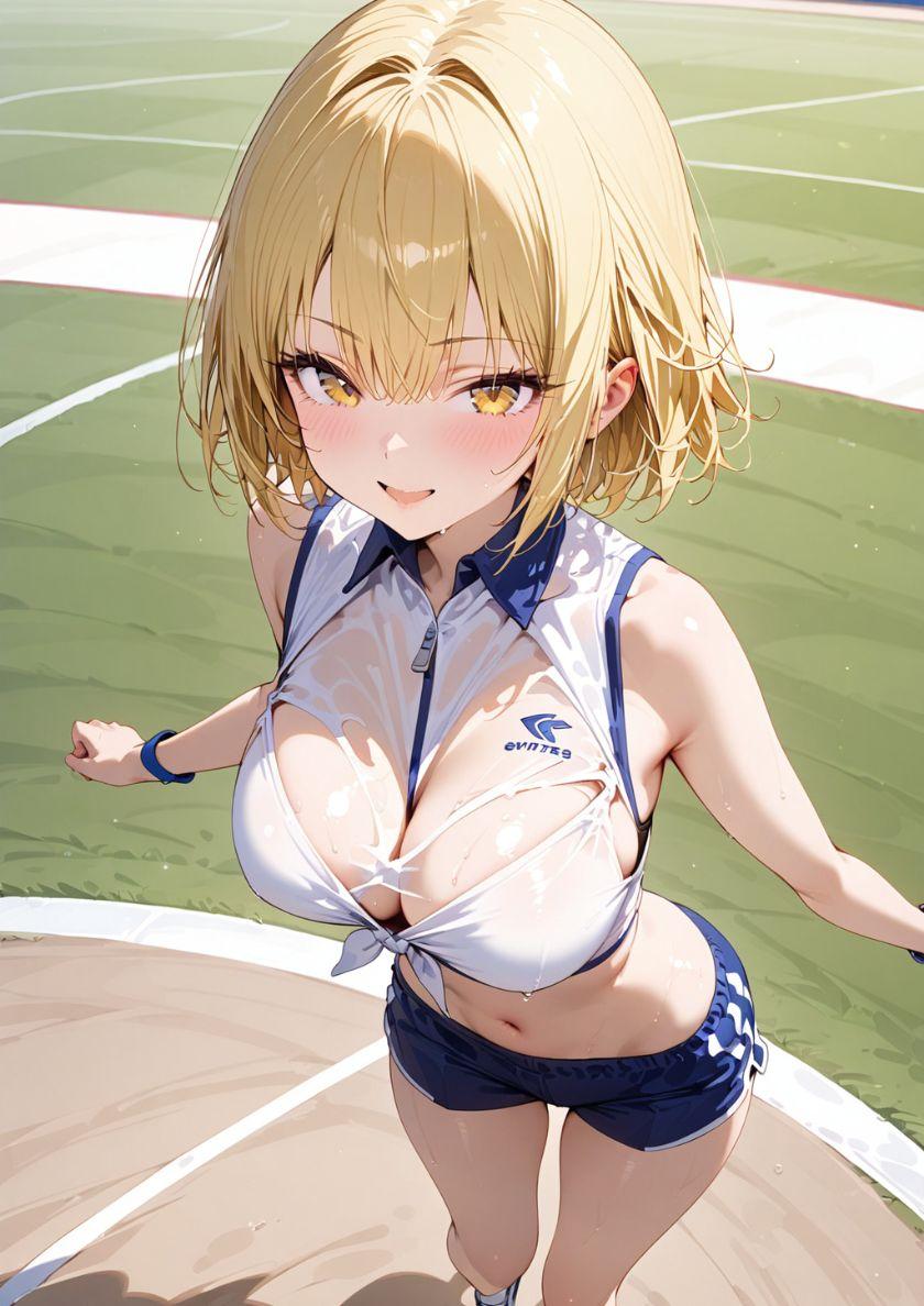 セクシーな陸上選手女性