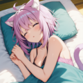 あと5分・・・Zzzz（猫又おかゆ） 6枚目