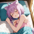 あと5分・・・Zzzz（猫又おかゆ） 4枚目