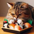 寿司食う猫 3枚目