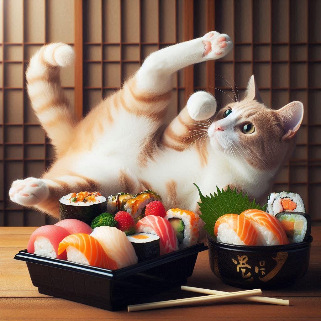 寿司食う猫