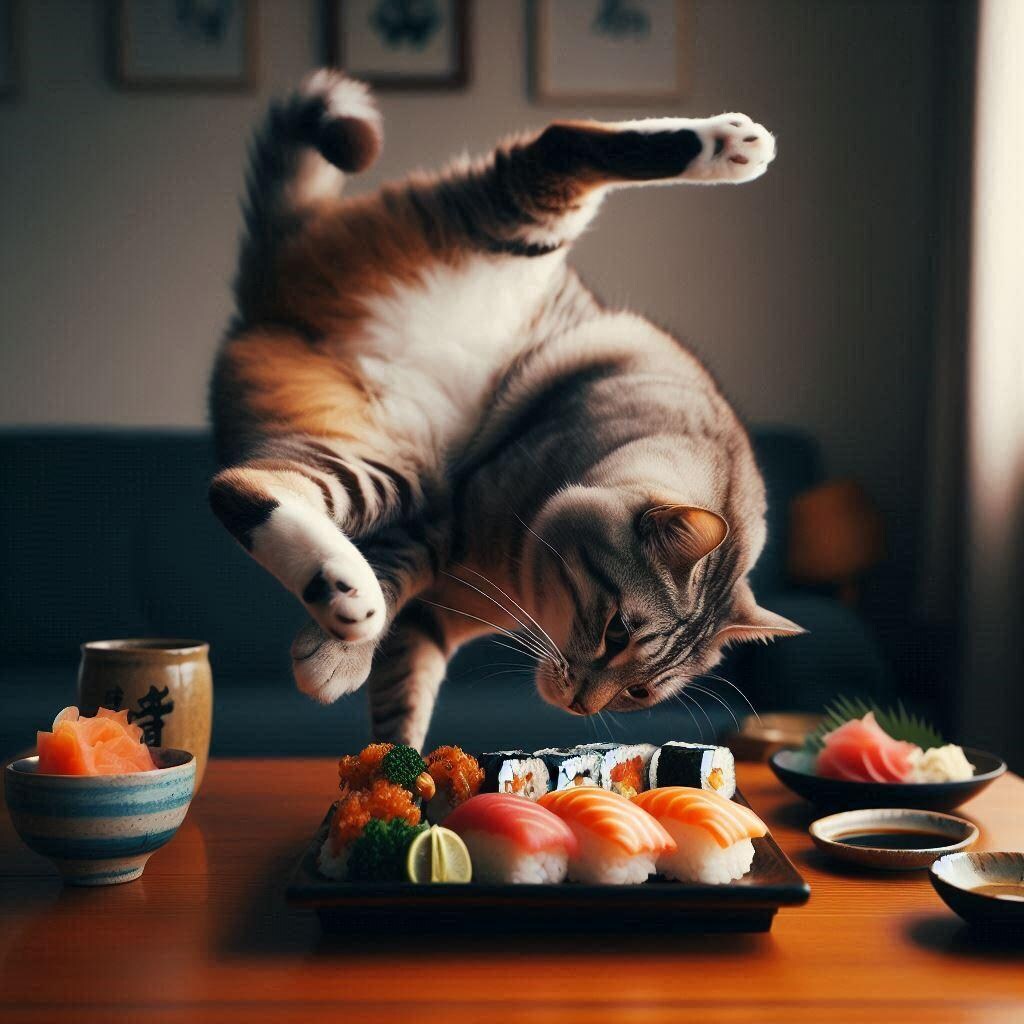 寿司食う猫