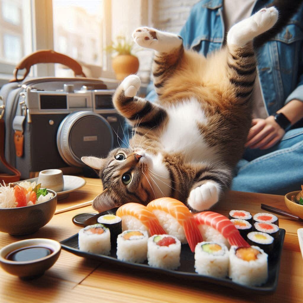 寿司食う猫