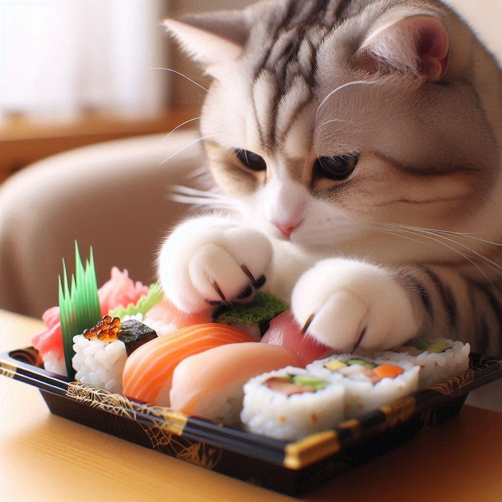 寿司食う猫