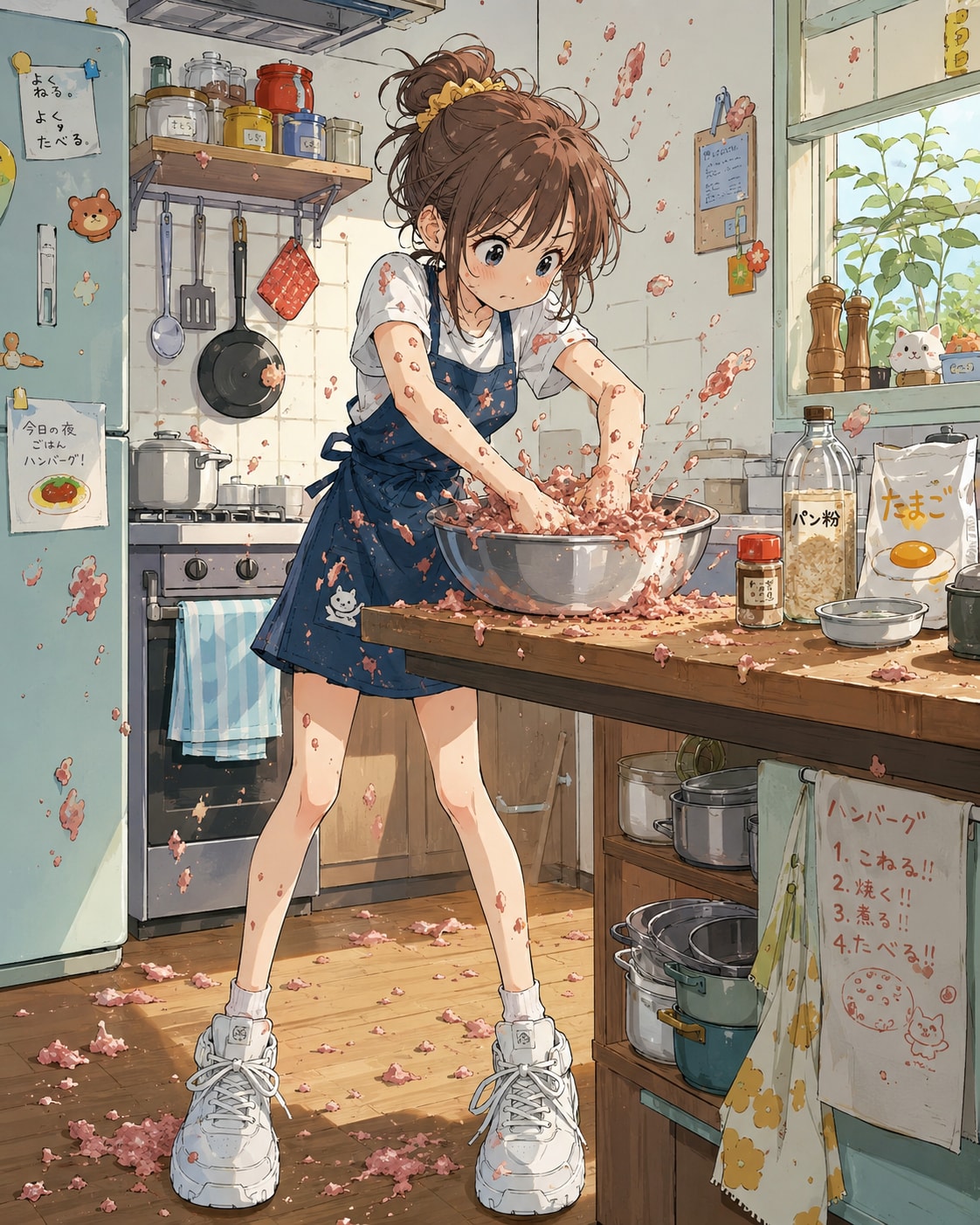 初めてのハンバーグ作り