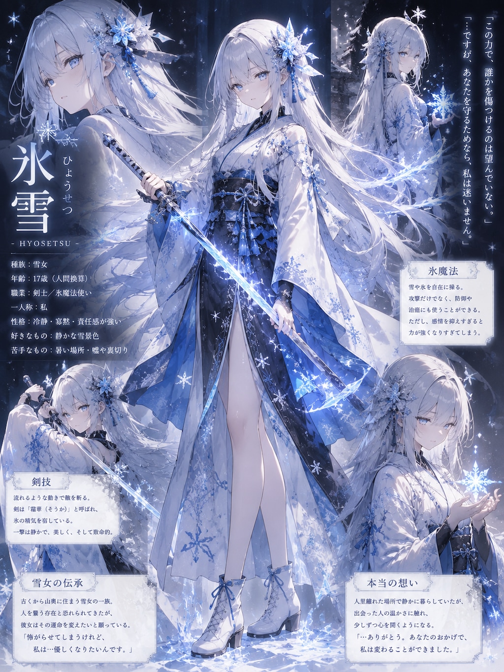 雪女の氷雪