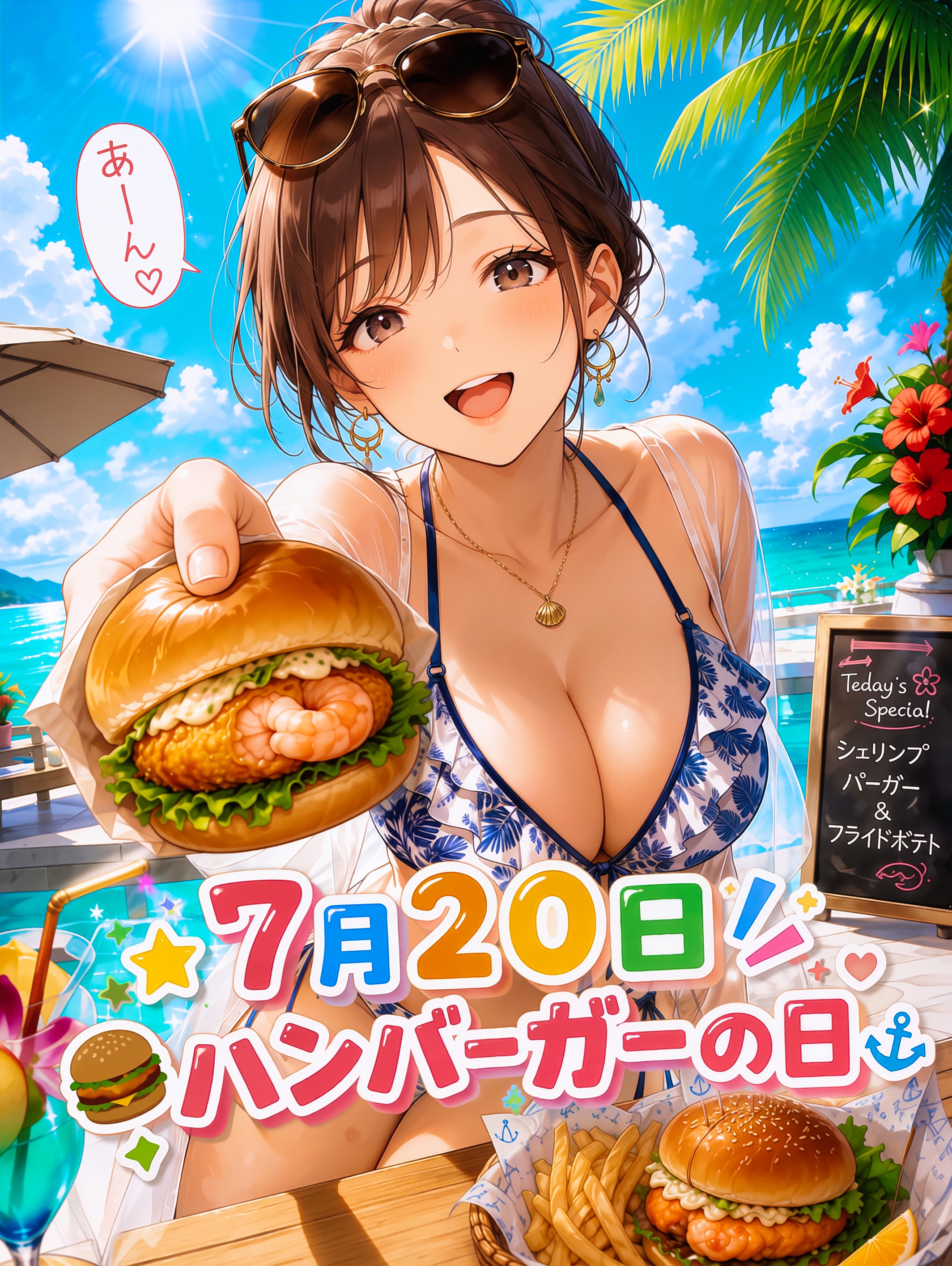 今日の１枚(7月20日)ハンバーガーの日