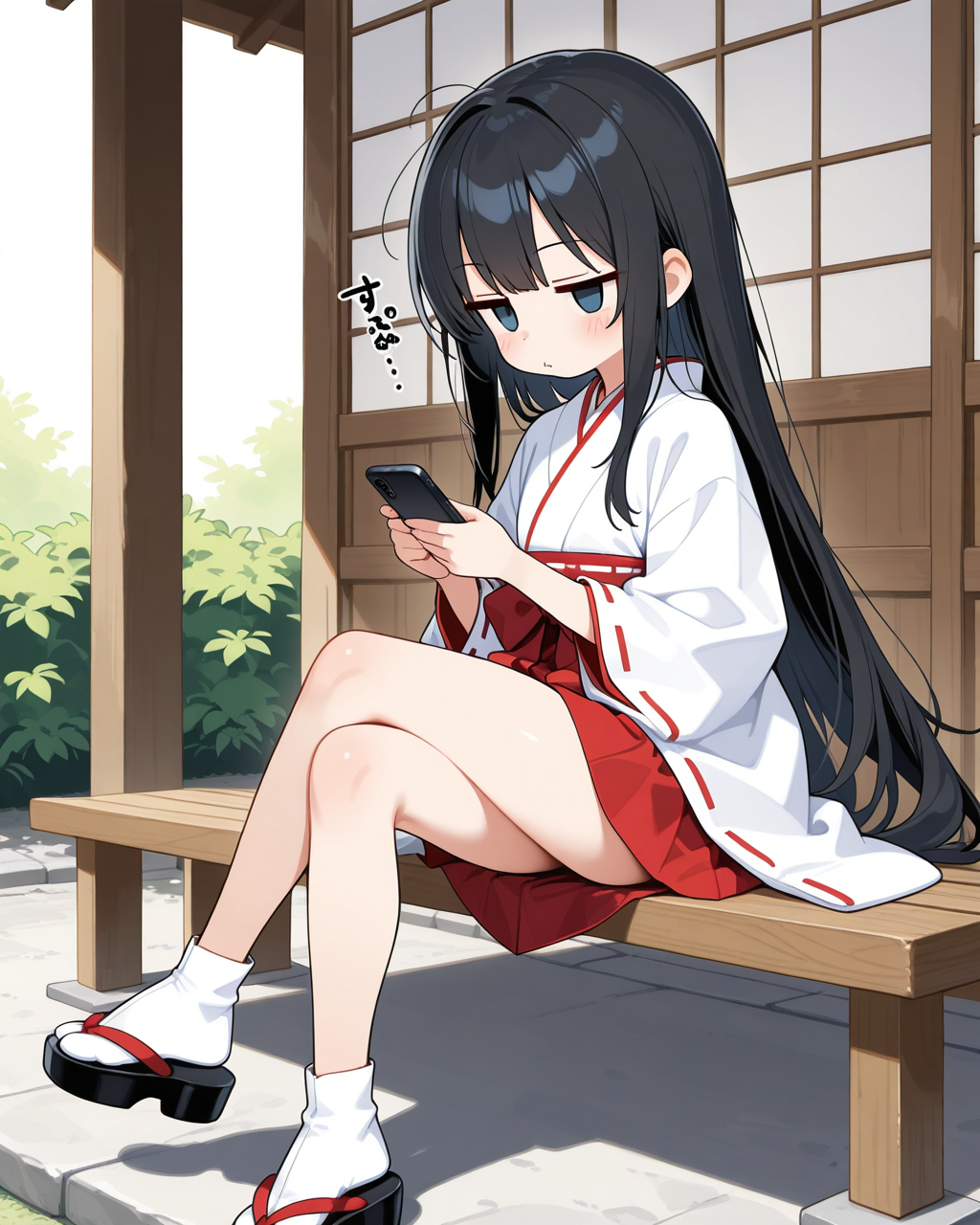 初詣の参拝者の相手なんかやってらんない！！