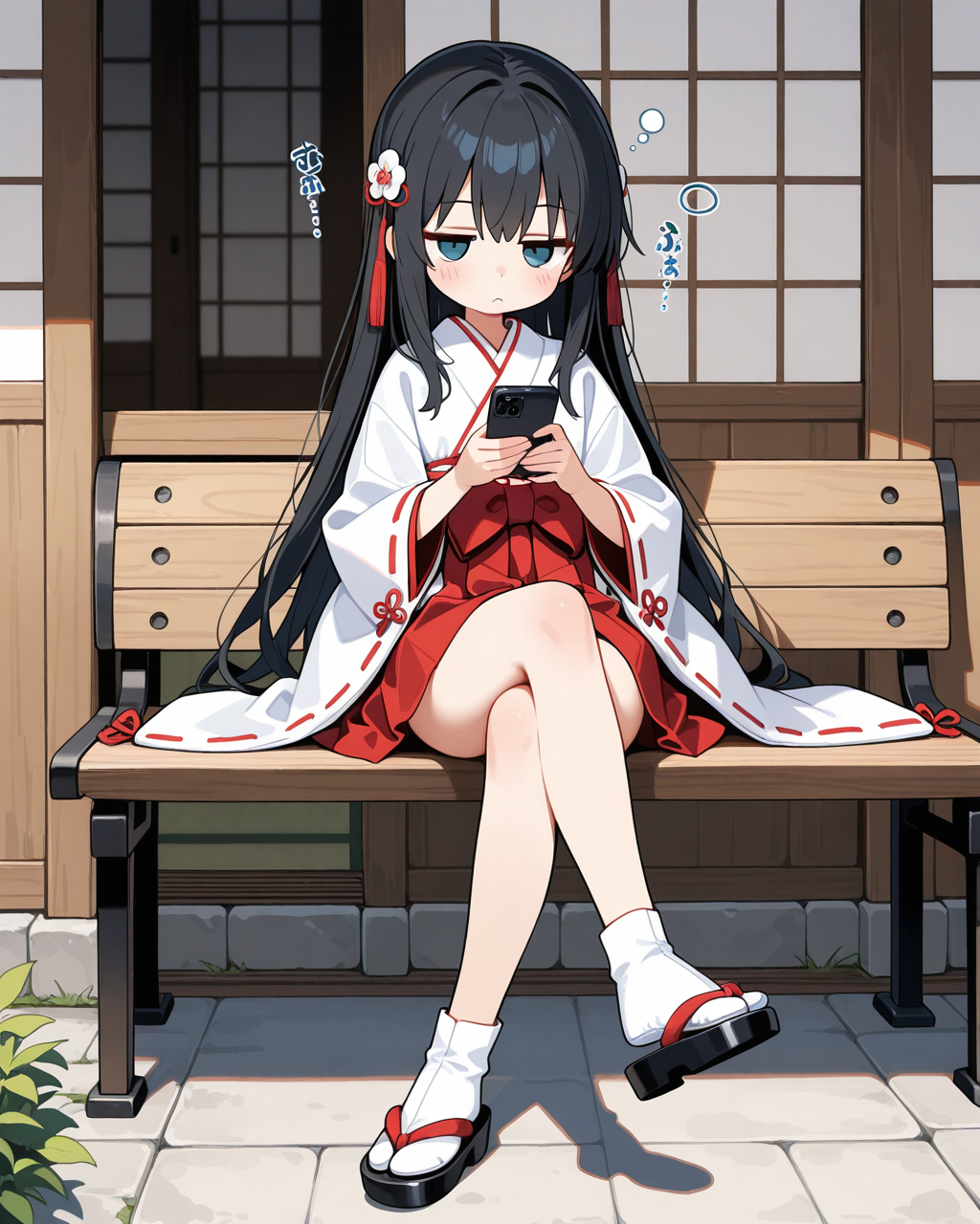 初詣の参拝者の相手なんかやってらんない！！