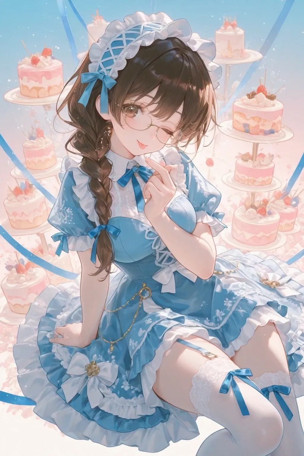 舞ちゃんをお借りしました👓