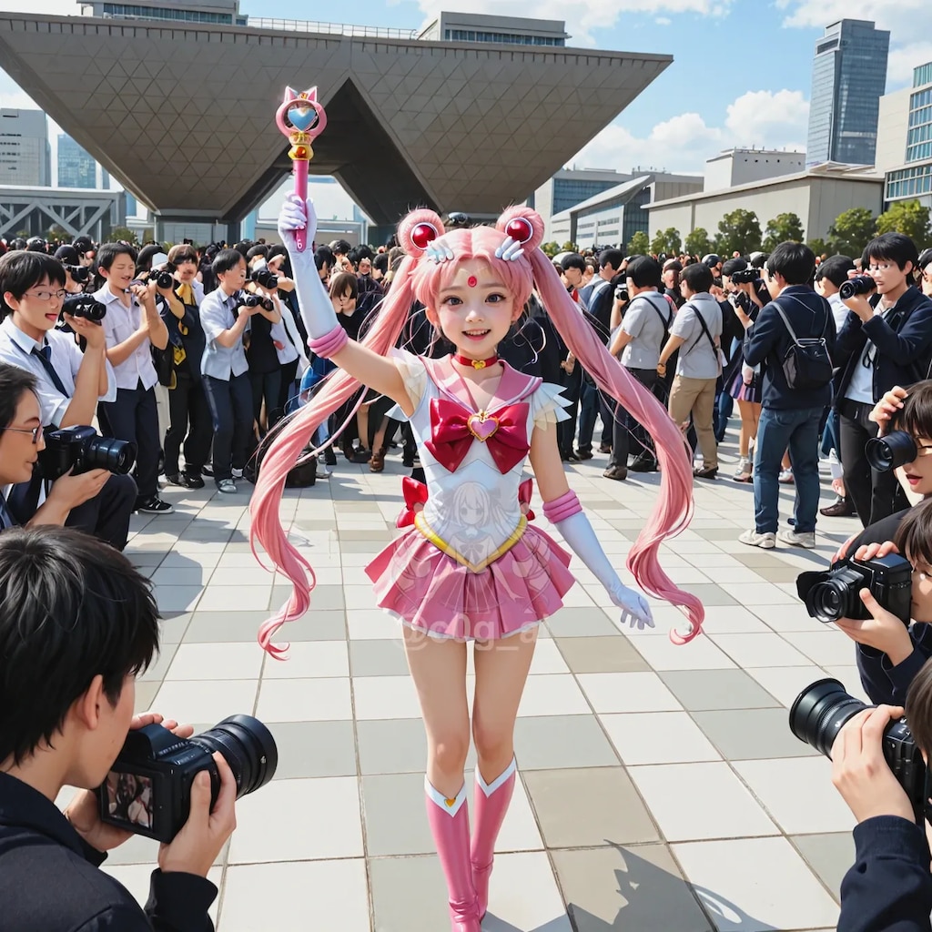 はじめての夏コミ、囲まれちゃいました…！