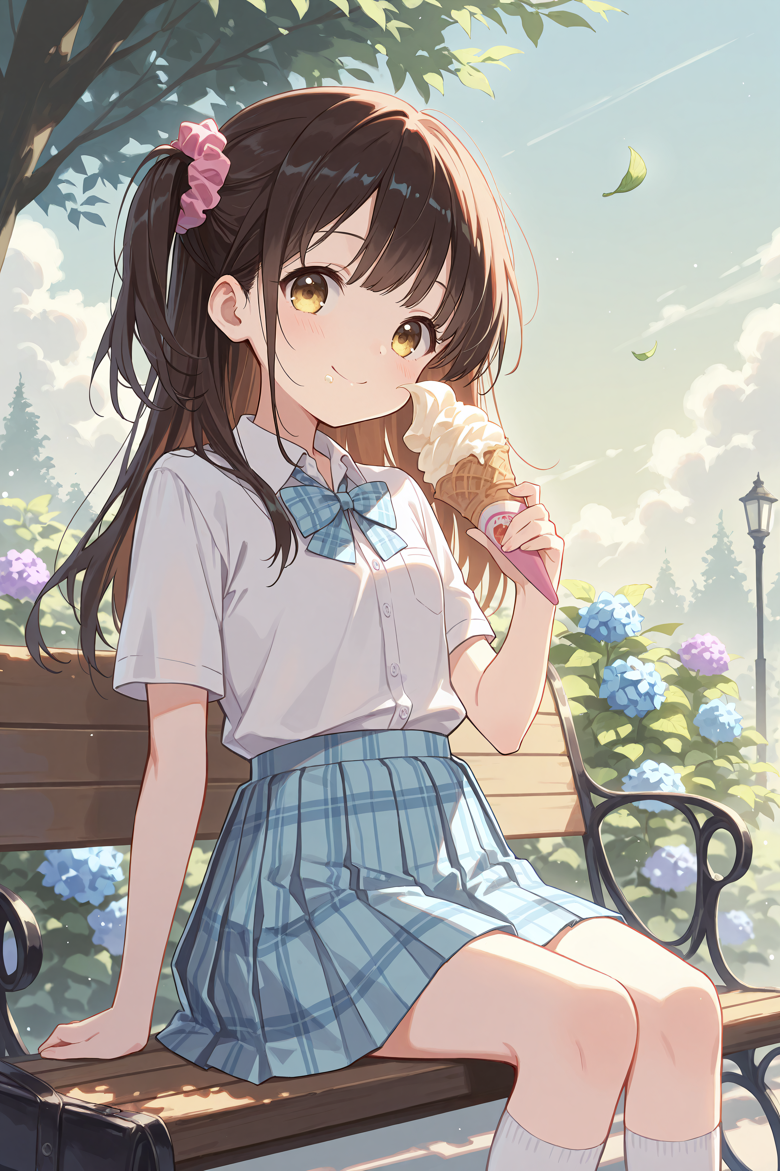 公園でひと休み | の人気AIイラスト・グラビア