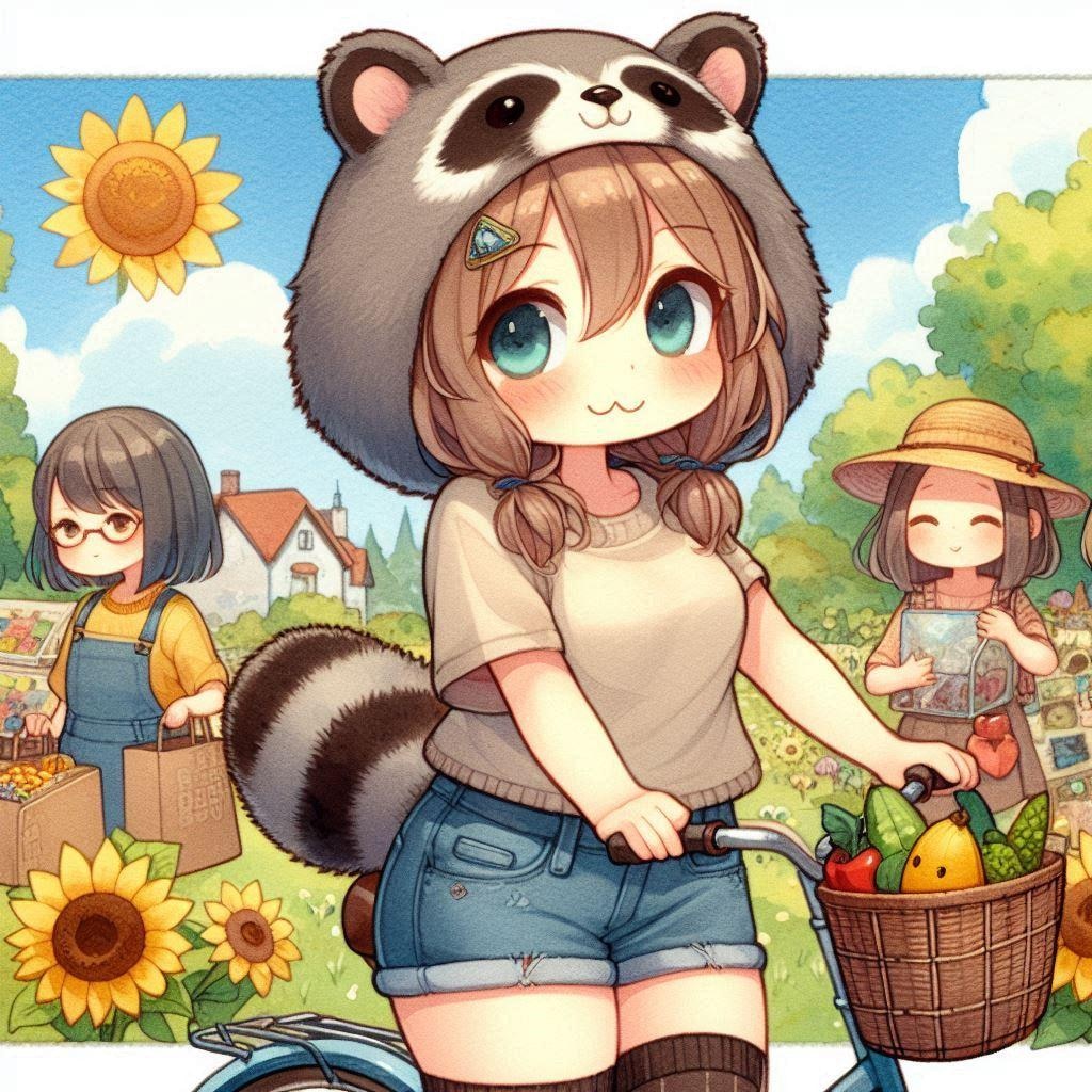 アライグマ系女子