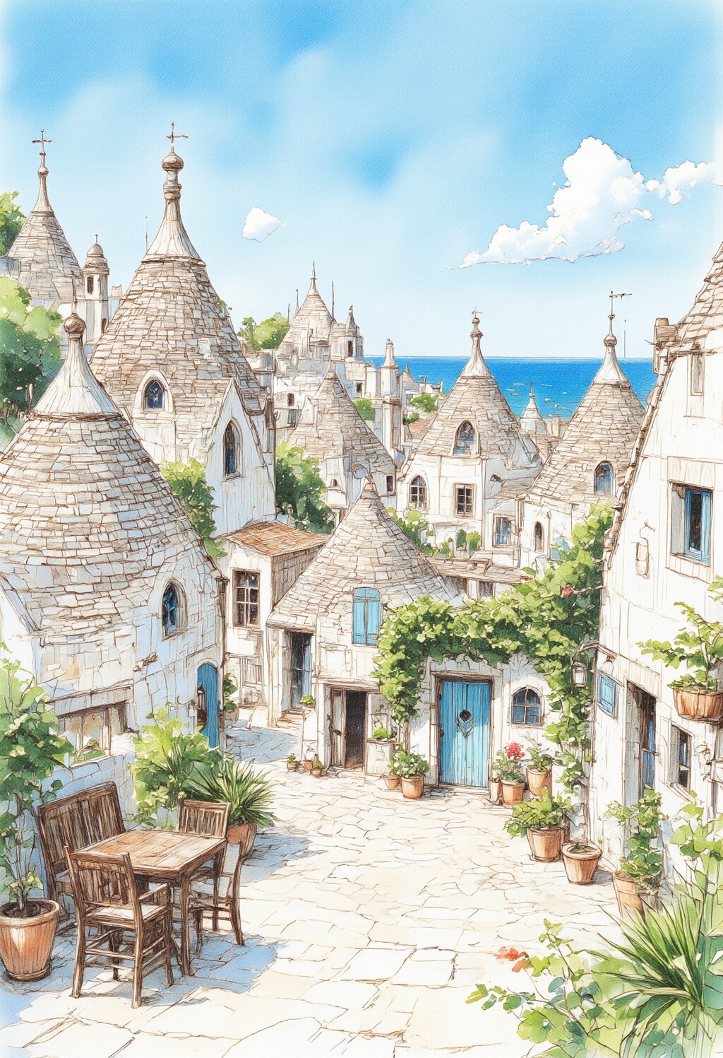 海の見える風景