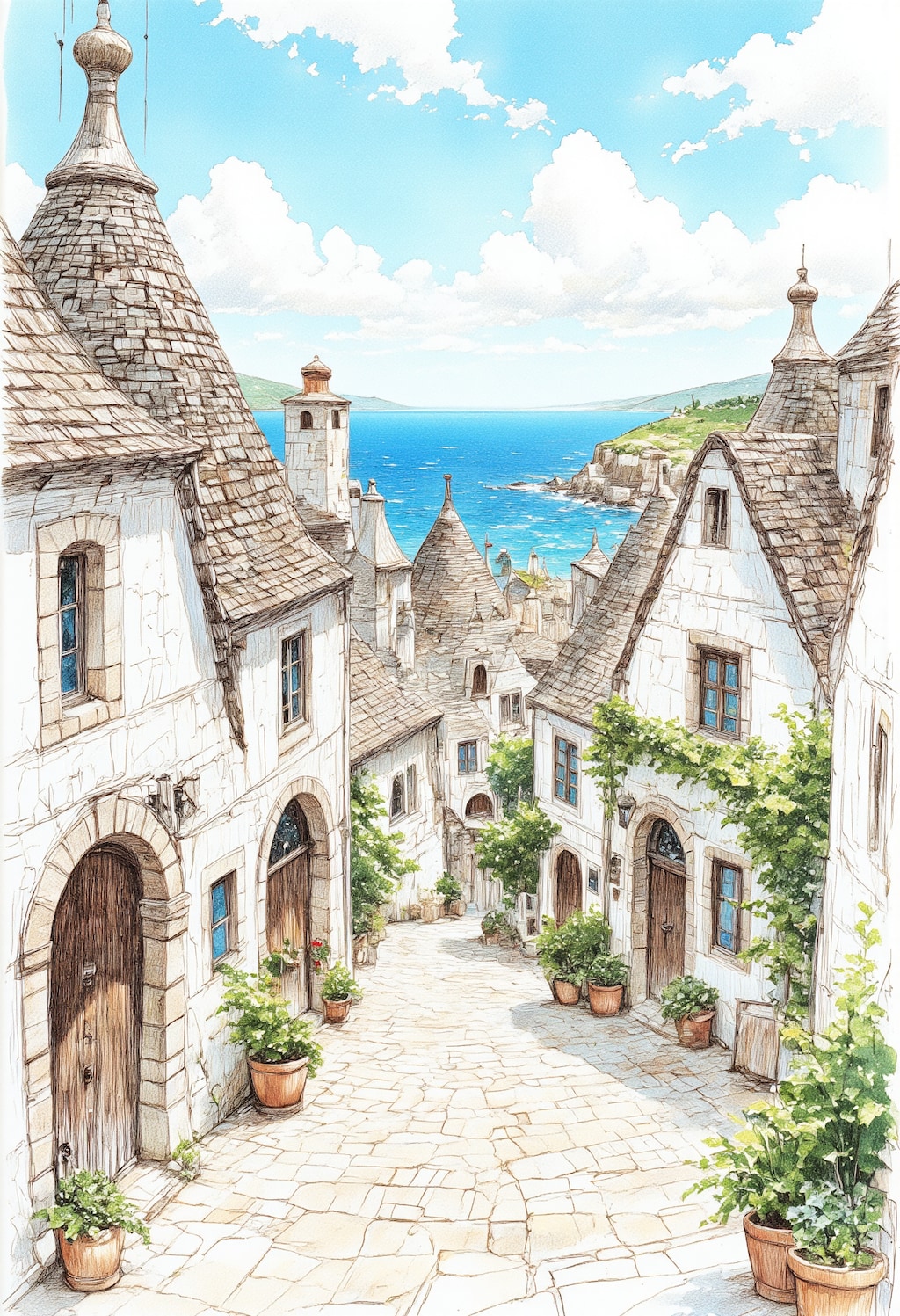 海の見える風景