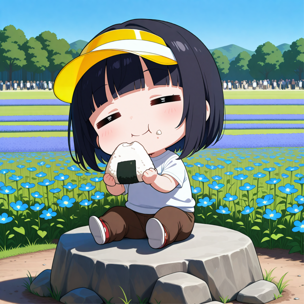 お外でご飯