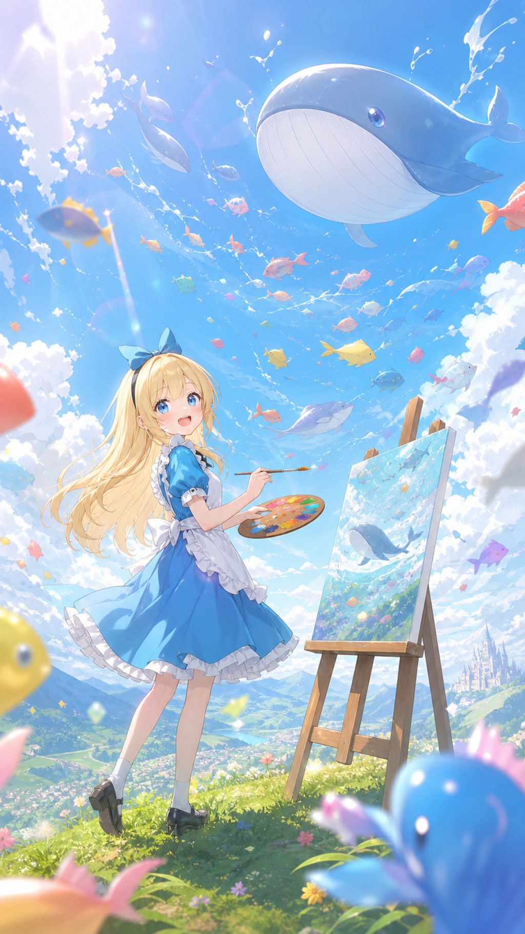 絵画の外へと「こんにちは！」