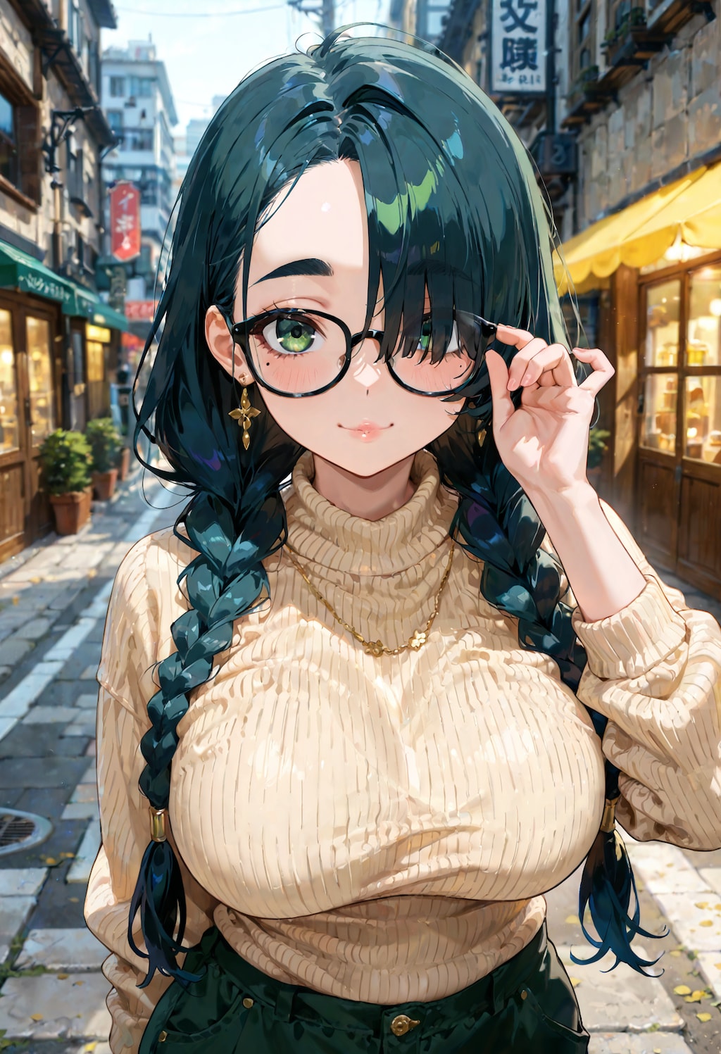 凪紗さんをリアル風に…？