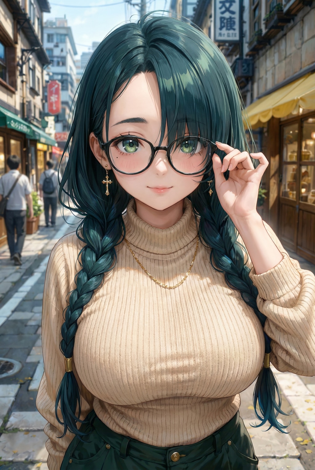 凪紗さんをリアル風に…？