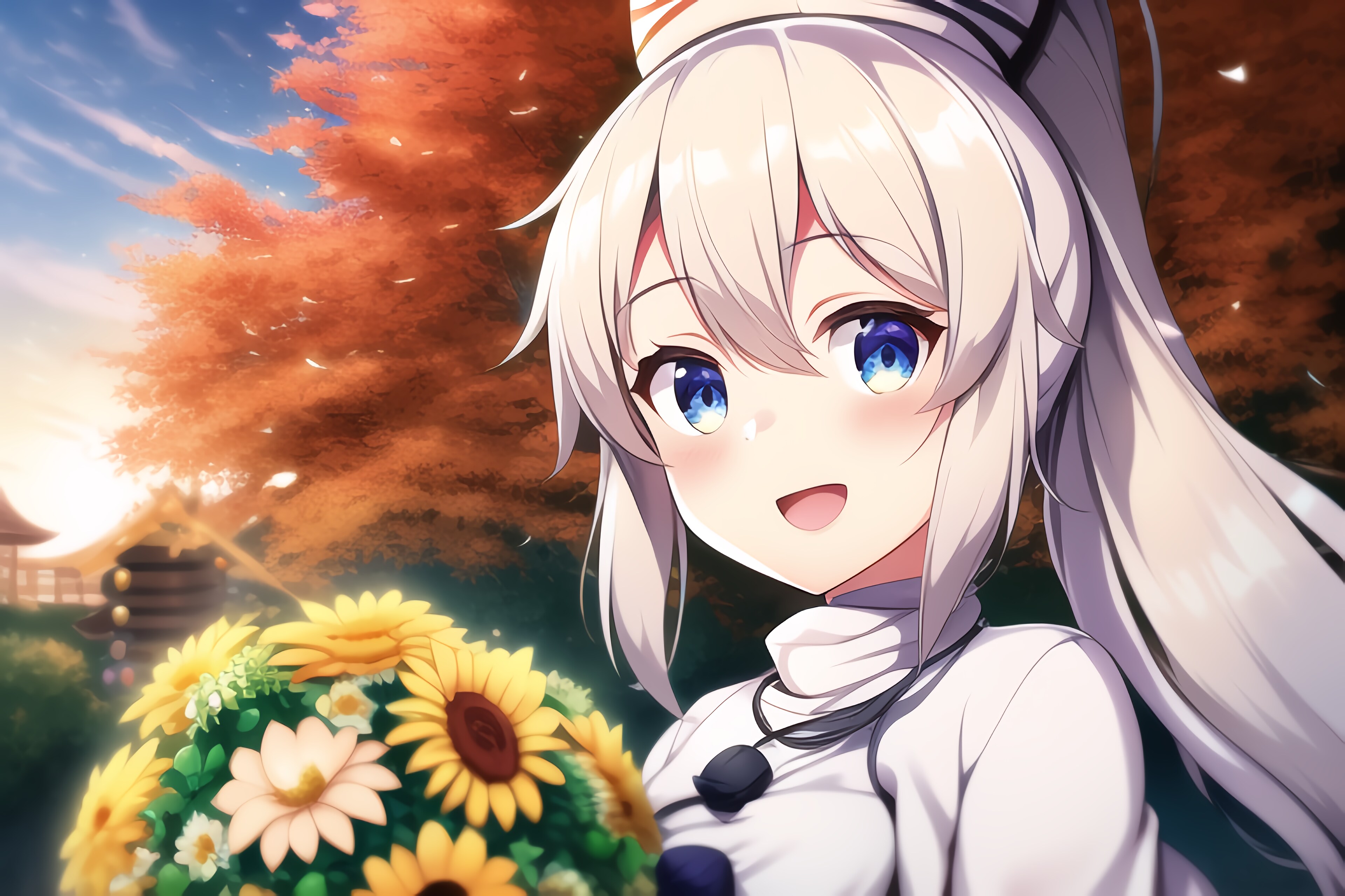 花束と布都ちゃん