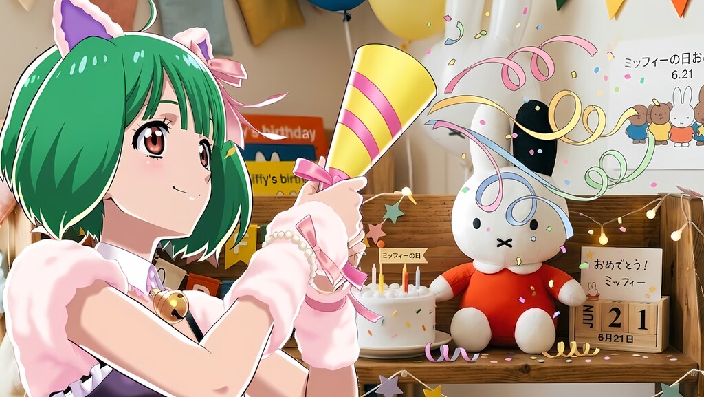 6月21日（ミッフィーの日）