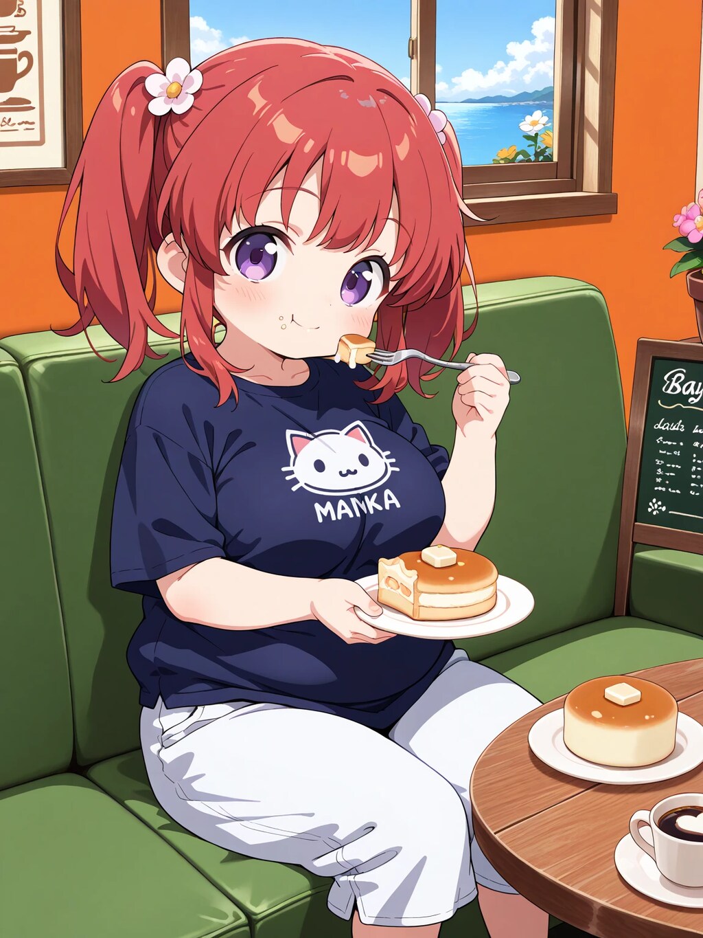 おやつの時間・めぐみちゃん