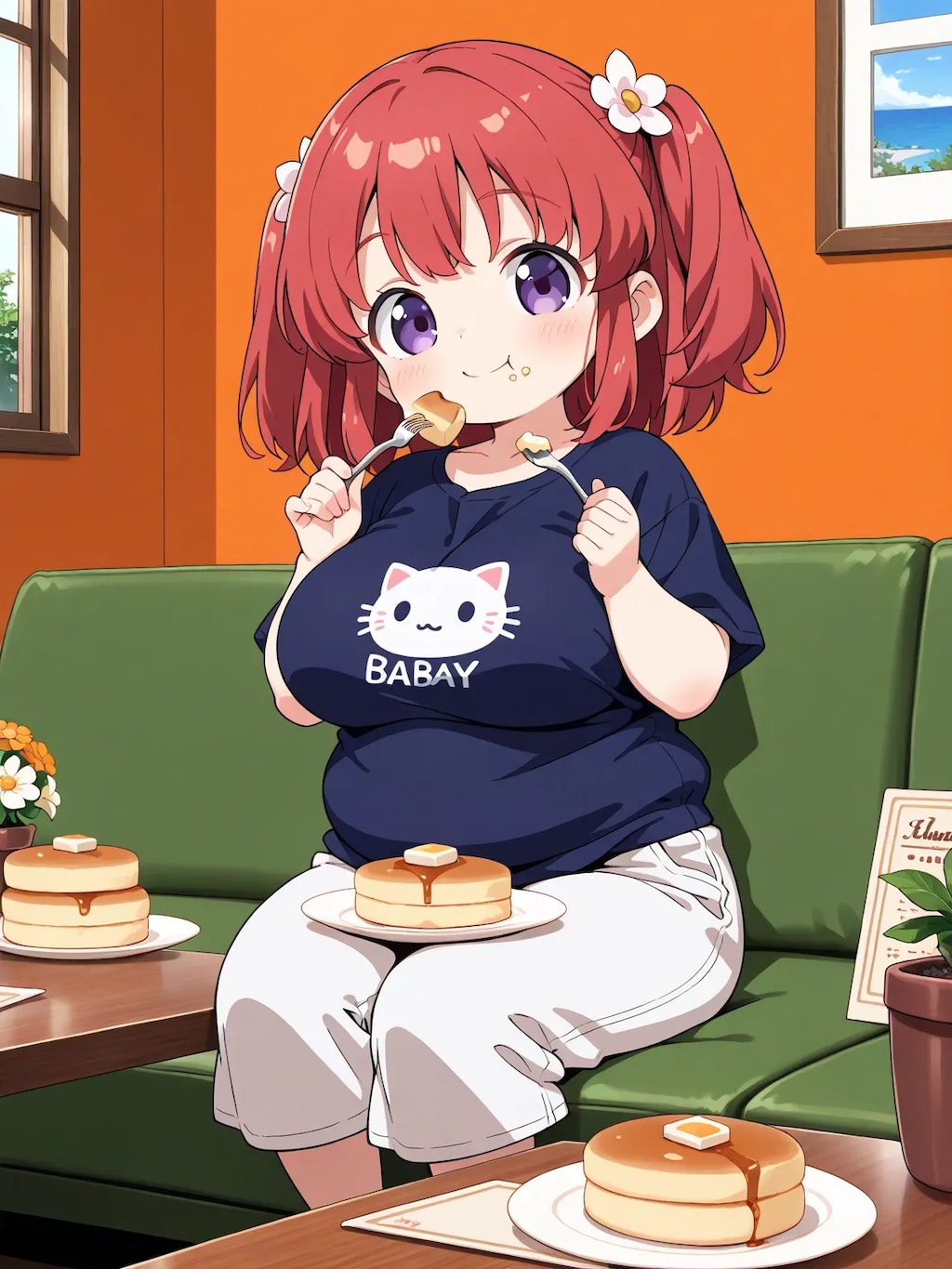 おやつの時間・めぐみちゃん