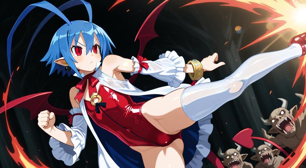 魔界戦記ディスガイア　ラハール　キック