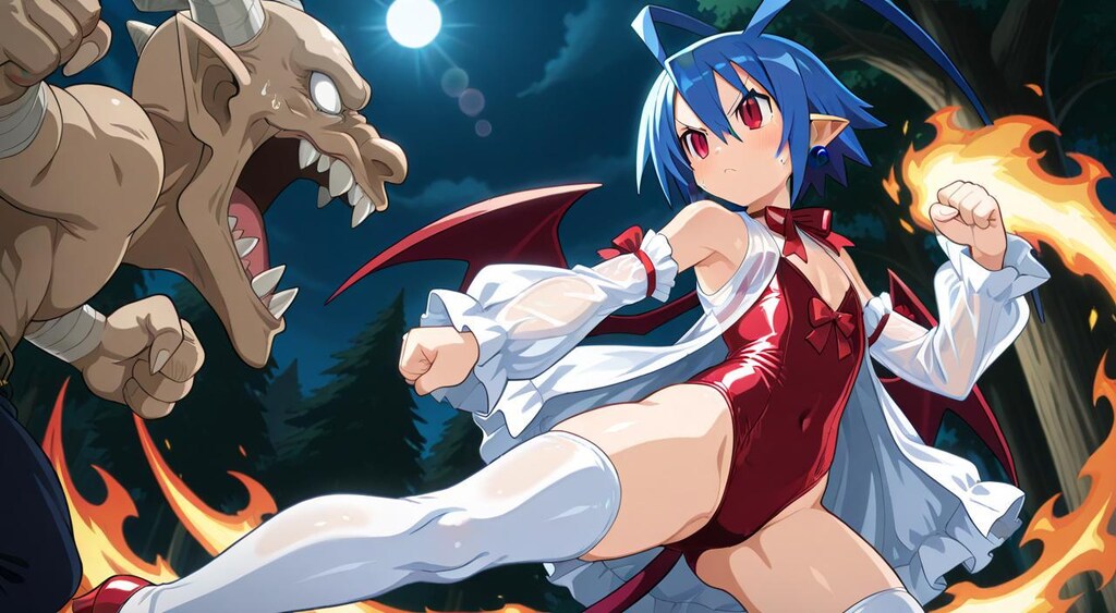 魔界戦記ディスガイア　ラハール　キック