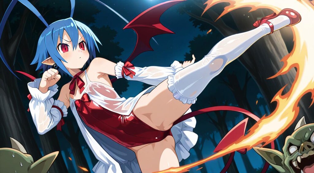 魔界戦記ディスガイア　ラハール　キック