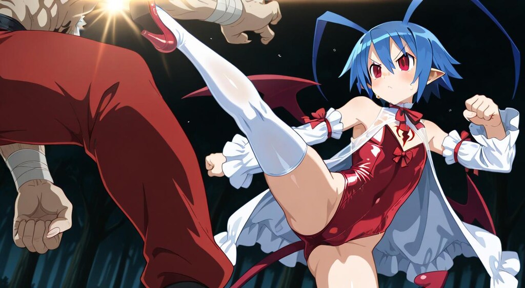 魔界戦記ディスガイア　ラハール　キック